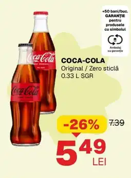 Annabella Coca-Cola Original / Zero sticlă Ofertă