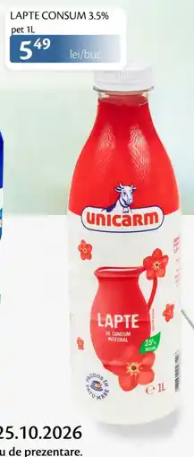 Unicarm Unicarm lapte de consum integral Ofertă