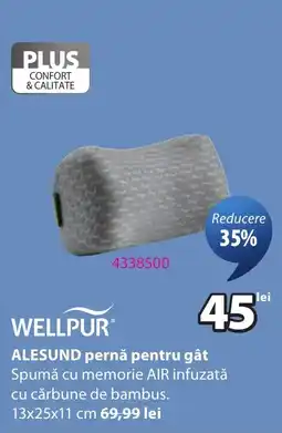 JYSK Wellpur alesund pernă pentru gât Ofertă