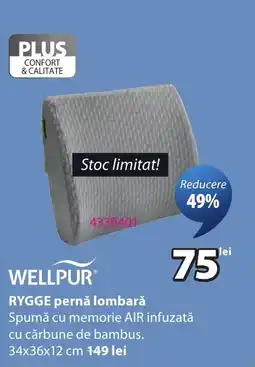 JYSK Wellpur rygge pernă lombară Ofertă
