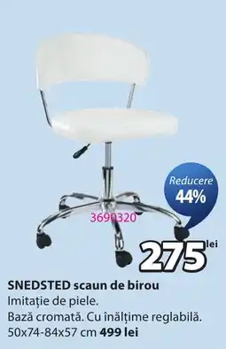 JYSK Snedsted scaun de birou Ofertă