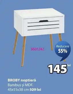 JYSK Broby noptieră Ofertă