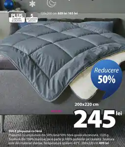JYSK DALE plapumă cu lână Ofertă