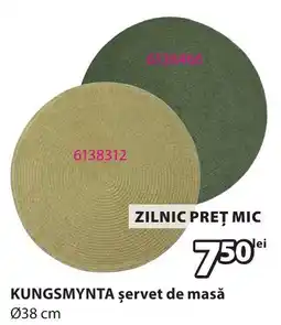 JYSK Kungsmynta șervet de masă Ofertă