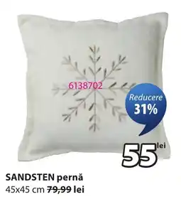 JYSK Sandsten pernă Ofertă