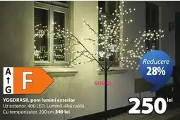 JYSK Yggdrasil pom lumini exterior Ofertă