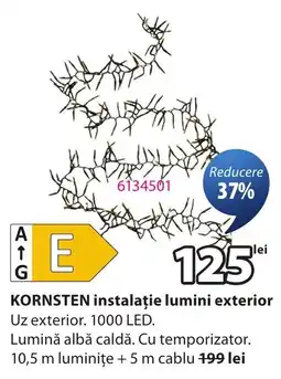 JYSK Kornsten instalație lumini exterior Ofertă