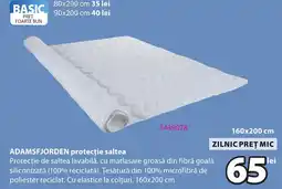 JYSK Adamsfjorden protectie saltea Ofertă