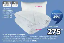 JYSK Ulvik plapumă 4 anotimpuri Ofertă