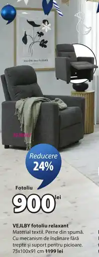 JYSK Vejlby fotoliu relaxant Ofertă