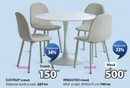 JYSK Ejstrup scaun Ofertă