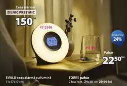JYSK EVALD ceas alarmă cu lumină Ofertă