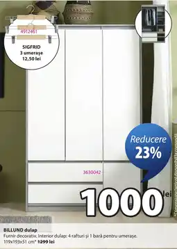 JYSK Billund dulap Ofertă