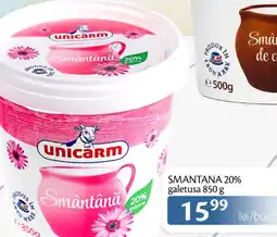 Unicarm Smantana 20% galetusa Ofertă