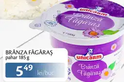 Unicarm Brânza făgăraş pahar Ofertă