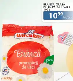 Unicarm Brânză grasă proaspata de vaci Ofertă