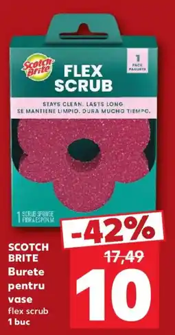 Kaufland Scotch Brite burete pentru vase flex scrub Ofertă