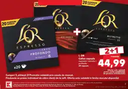 Kaufland L OR cafea capsule espresso / ristretto / profundo Ofertă