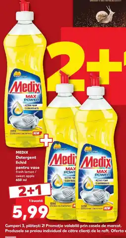 Kaufland Medix Detergent lichid pentru vase Ofertă