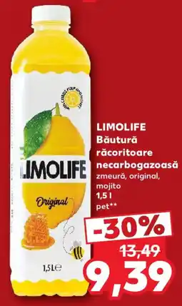 Kaufland Limolife bautura racoritoare necarbobogzoasa Ofertă