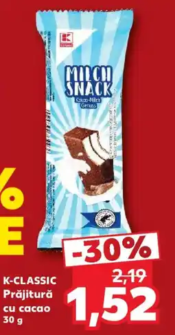 Kaufland K-classic prăjitură cu cacao Ofertă