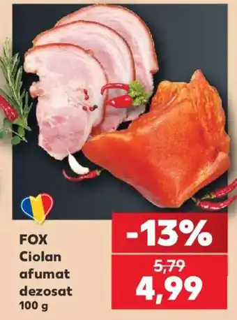 Fox ciolan afumat dezosat