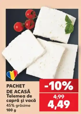 Pachet de acasă Telemea de capră și vacă