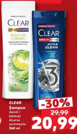 Kaufland Clear şampon Ofertă