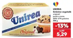Kaufland Unirea Grăsime vegetală original Ofertă