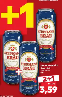 Kaufland Stephansbräu bere albă Ofertă