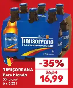 Kaufland Timișoreana Bere blondă Ofertă