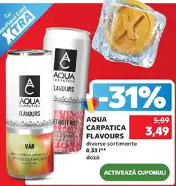 Kaufland Aqua Carpatica Flavours Ofertă