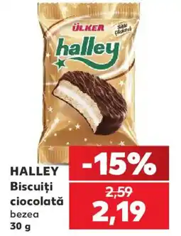 Kaufland Ulker halley biscuiti ciocolata bezea Ofertă