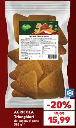 Kaufland Agricola triunghiuri de cașcaval pane Ofertă