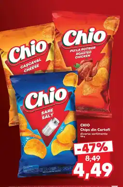 Kaufland Chio chips din cartofi diverse sortimente Ofertă