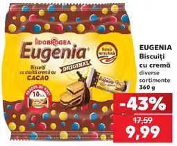 Kaufland Eugenia biscuiti cu cremă cu cacao Ofertă