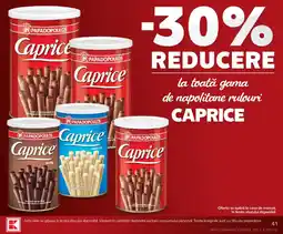 Kaufland Caprice napolitane rulouri Ofertă