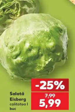 Kaufland Salată Eisberg calitatea I buc Ofertă