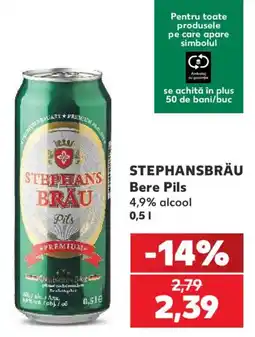 Kaufland Stephansbräu Bere Pils Ofertă