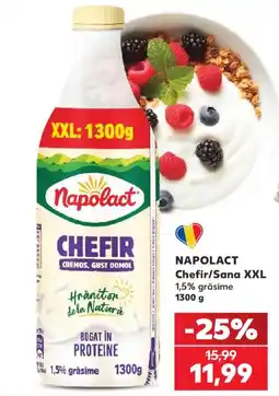 Kaufland Napolact Chefir/Sana XXL Ofertă