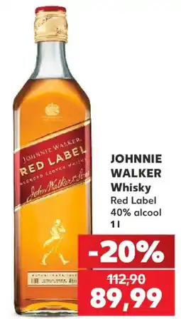 Kaufland johnnie walker whisky red label Ofertă