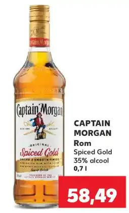 Kaufland Captain Morgan Rom Spiced Gold Ofertă