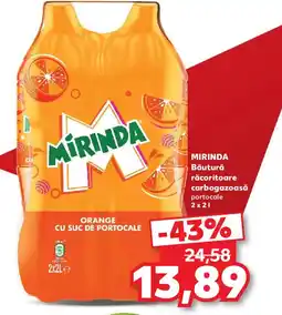 Kaufland Mirinda băutură răcoritoare carbogazoasă portocale Ofertă
