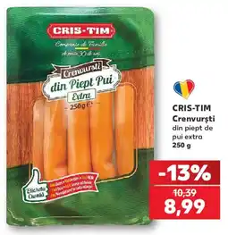 Kaufland Cris-tim crenvurști din piept de pui extra Ofertă