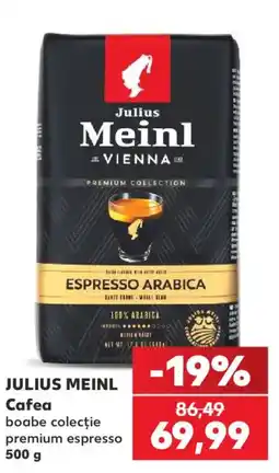 Kaufland Julius Meinl cafea boabe colecție premium espresso Ofertă