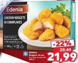 Kaufland Edenia Nuggets de pui în crustă de porumb Ofertă