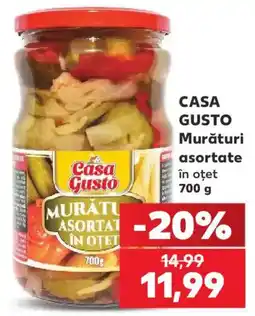 Kaufland Casa Gusto muraturi asortate în oțet Ofertă
