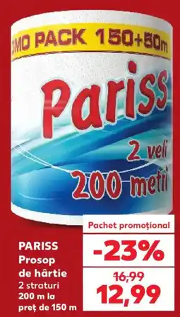 Kaufland Pariss prosop de hârtie Ofertă
