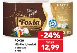 Kaufland Foxia hârtie igienică Ofertă