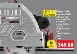 Kaufland Parkside fierastrău circular 20V Ofertă